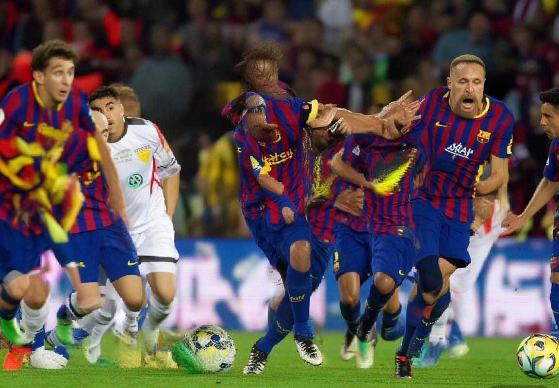 巴塞罗那VS马拉加：激情对决，战术与意志的较量回顾(图4)